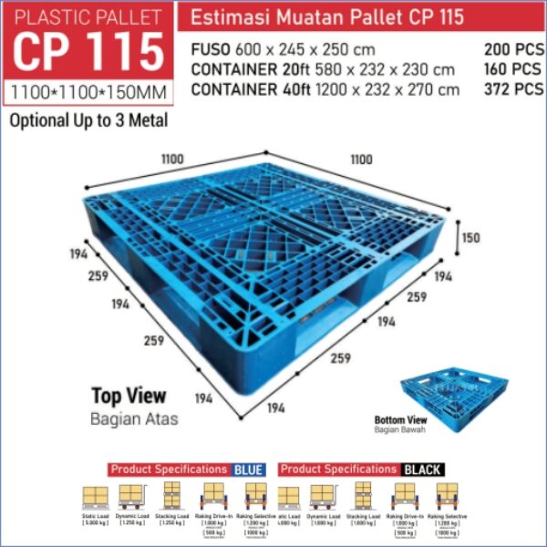 Plastic Pallet CP115