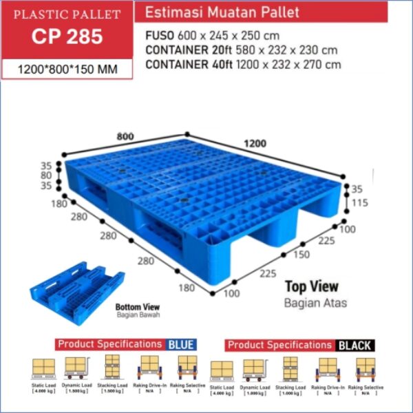Plastic Pallet CP285